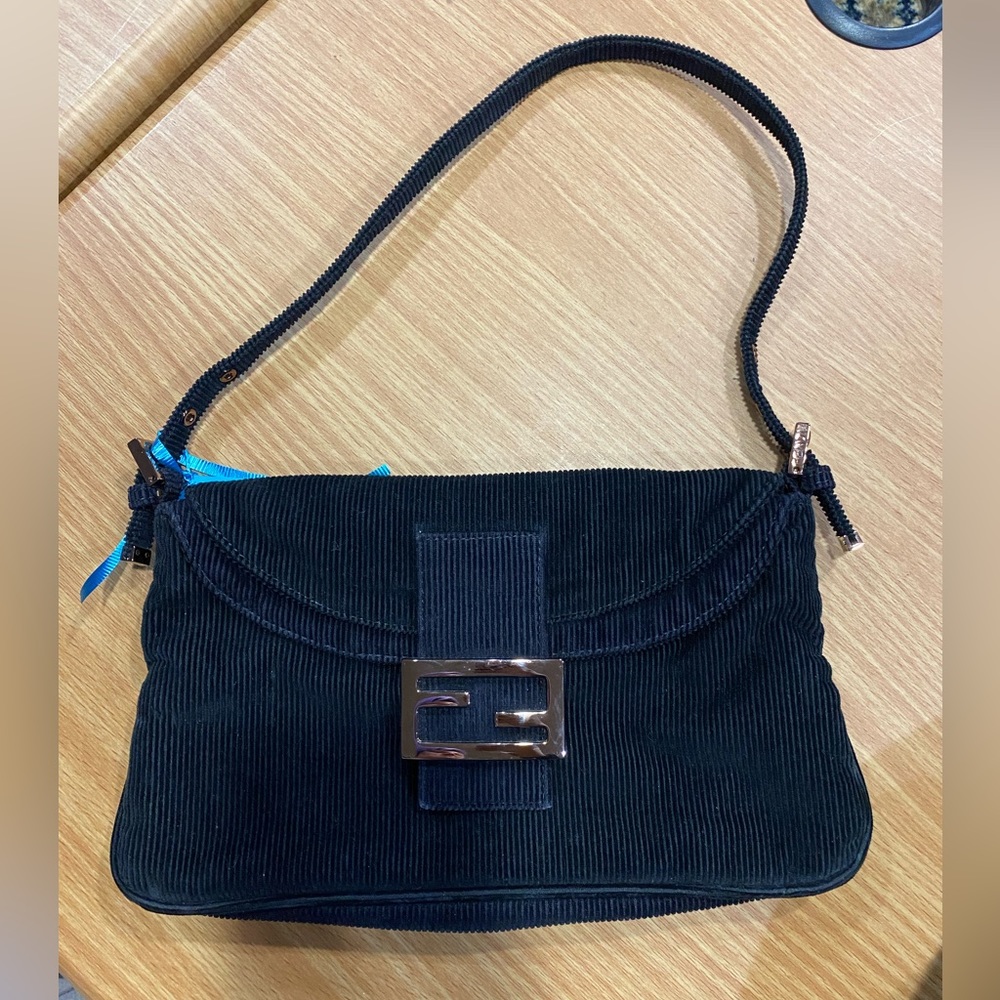 Fendi Corduroy Mama Baguette Bag